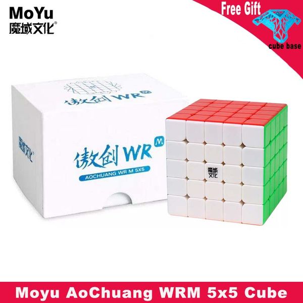 Moyu WRM 5x5 Magnetic magic-cube Moyu AoChuang WR Magnetic 5x5 Speed Cube Stickerless cubo magico Competition Kids toys
Moyu WRM 5x5 Magnetic magic-cube Moyu AoChuang WR Magnetic 5x5 Speed Cube Stickerless cubo magico Competition Kids toys