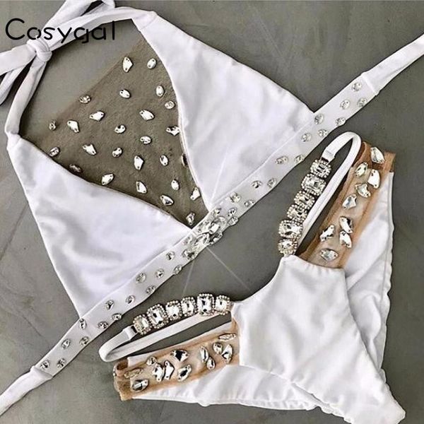 women's jumpsuits & rompers cosygal 2021 women bodysuit summer beachwear solid rhinestone bodysuits bathing halter backless suits, Black;white
women's jumpsuits & rompers cosygal 2021 women bodysuit summer beachwear solid rhinestone bodysuits bathing halter backless suits, Black;white