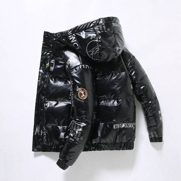 bright face down jacket epaulet winter thick coat outdoor work clothes trend male and female lovers, Black
bright face down jacket epaulet winter thick coat outdoor work clothes trend male and female lovers, Black