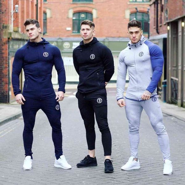 man running sets men sport suits hoodies pants sweatshirt sweatpants sportswear gym fitness tracksuit male casual joggers, Gray
man running sets men sport suits hoodies pants sweatshirt sweatpants sportswear gym fitness tracksuit male casual joggers, Gray