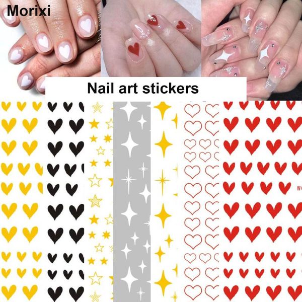 morixi nail art sticker heart starry stars red gold white black laser foils manicure decoration back glue decals wg080 stickers &
morixi nail art sticker heart starry stars red gold white black laser foils manicure decoration back glue decals wg080 stickers &