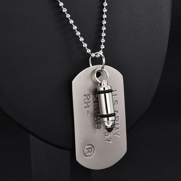 pendant necklaces men's military army chain unique embossed jewelry gift for men stainless steel wholesale, Silver
pendant necklaces men's military army chain unique embossed jewelry gift for men stainless steel wholesale, Silver
