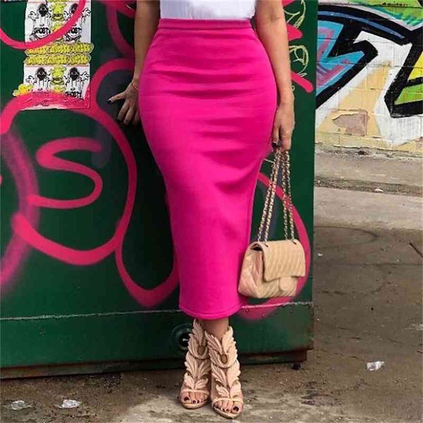 women bodycon skirt back split tube pink black high waist plain office lady elegant fashion summer long pencil s 210510
women bodycon skirt back split tube pink black high waist plain office lady elegant fashion summer long pencil s 210510