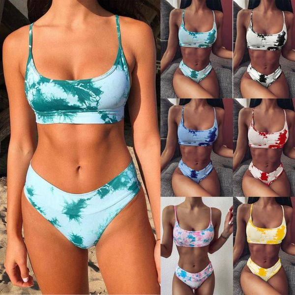 women's swimwear women bikini fashionable cute tie-dye ladies gradient beach vacation wading swiming parties swimsuit summer, White;black
women's swimwear women bikini fashionable cute tie-dye ladies gradient beach vacation wading swiming parties swimsuit summer, White;black