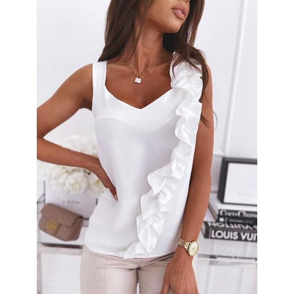 women's blouses & shirts women blouse ruffles shirt v neck harajuku spaghetti strap solid white summer sleeveless backless female plus
women's blouses & shirts women blouse ruffles shirt v neck harajuku spaghetti strap solid white summer sleeveless backless female plus