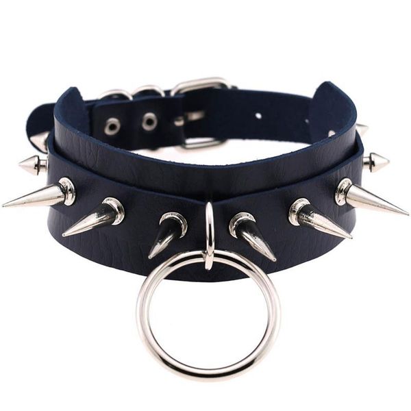 pendant necklaces gothic necklace metal big o-round punk leather choker party hip hop rock spike rivet jewelry, Silver
pendant necklaces gothic necklace metal big o-round punk leather choker party hip hop rock spike rivet jewelry, Silver
