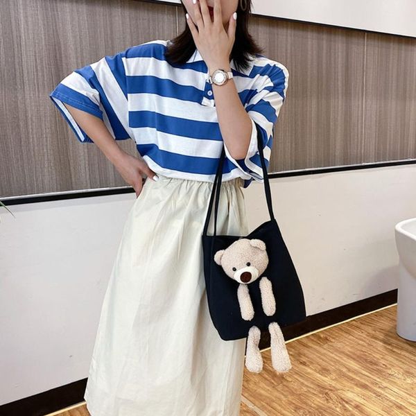evening bags cute bear canvas shoulder bag personality fashion women messenger 066f 
evening bags cute bear canvas shoulder bag personality fashion women messenger 066f