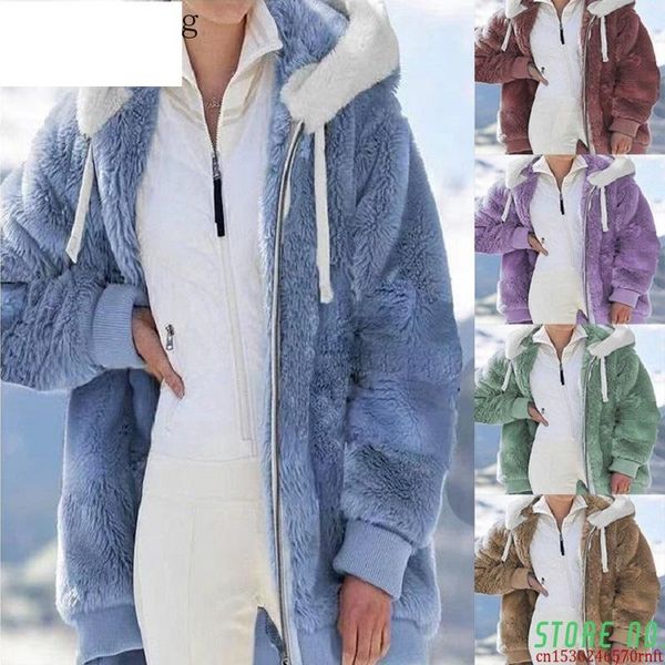 women's jackets women winter thick warm teddy coat solid long sleeve fluffy hairy fake fur outwear female plus size zipper overcoat, Black;brown
women's jackets women winter thick warm teddy coat solid long sleeve fluffy hairy fake fur outwear female plus size zipper overcoat, Black;brown