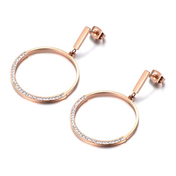 stud semi-circle crystal rhinestone inlayed stainless steel earrings for women rose gold bijoux brincos pendientes je18087, Golden;silver
stud semi-circle crystal rhinestone inlayed stainless steel earrings for women rose gold bijoux brincos pendientes je18087, Golden;silver