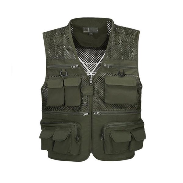 men's vests fishing with multi-pockets, outdoor mesh breathable openwork quick-dry vest plus size, Black;white
men's vests fishing with multi-pockets, outdoor mesh breathable openwork quick-dry vest plus size, Black;white