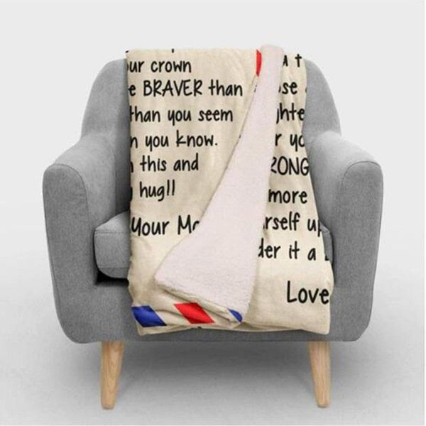 blankets fleece blanket to my daughter wife letter printed quilts print on bed home textiles warm love gift
blankets fleece blanket to my daughter wife letter printed quilts print on bed home textiles warm love gift