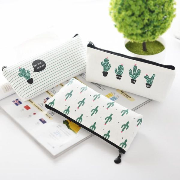 pcs green plant cactus canvas pencil case large capacity bags for kids student gift stationery school supplies
pcs green plant cactus canvas pencil case large capacity bags for kids student gift stationery school supplies