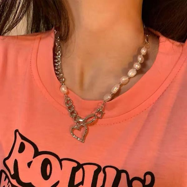 chains 2021 kpop heart chain choker necklace for women bff collar goth necklaces aesthetic christmas party girl halloween jewellery, Silver
chains 2021 kpop heart chain choker necklace for women bff collar goth necklaces aesthetic christmas party girl halloween jewellery, Silver
