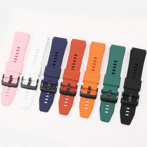 watch bands soft silicone watchband 22mm black white red pink strap suitable for huawai gt2 pro rubber chain quick release, Black;brown
watch bands soft silicone watchband 22mm black white red pink strap suitable for huawai gt2 pro rubber chain quick release, Black;brown