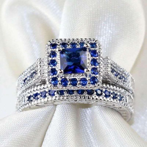 wedding rings fashion temperament ladies micro-inlaid square blue zircon light luxury 2-piece ring jewellery whole sale, Slivery;golden
wedding rings fashion temperament ladies micro-inlaid square blue zircon light luxury 2-piece ring jewellery whole sale, Slivery;golden