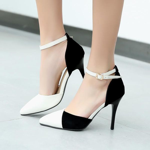 dress shoes big size 32-44 2021 summer fashion women mixed-colors cover heel thin sandals 2 colors, Black
dress shoes big size 32-44 2021 summer fashion women mixed-colors cover heel thin sandals 2 colors, Black