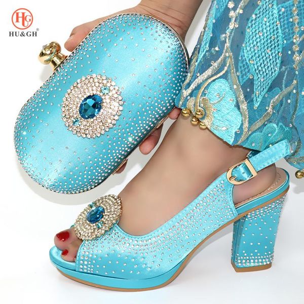 dress shoes fashion sky blue color italian with matching bags african high heel women and set for prom party wedding, Black
dress shoes fashion sky blue color italian with matching bags african high heel women and set for prom party wedding, Black