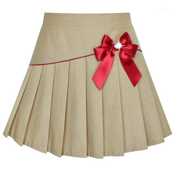 girls skirt beige pleated bow tie back school uniform 2021 summer princess wedding party dresses kids clothes pageant sundress skirts, Blue
girls skirt beige pleated bow tie back school uniform 2021 summer princess wedding party dresses kids clothes pageant sundress skirts, Blue