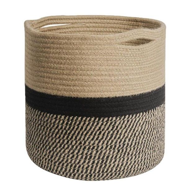 storage baskets 20/25/30cm cotton rope woven flower pot basket simple and elegant frame for garden balcony
storage baskets 20/25/30cm cotton rope woven flower pot basket simple and elegant frame for garden balcony