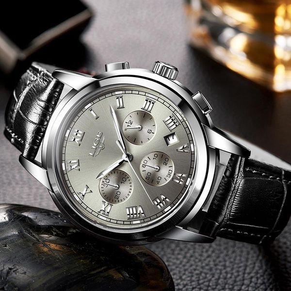 wristwatches lige watches men sports waterproof date analogue quartz men's chronograph business for relogio masculino+box, Slivery;brown
wristwatches lige watches men sports waterproof date analogue quartz men's chronograph business for relogio masculino+box, Slivery;brown