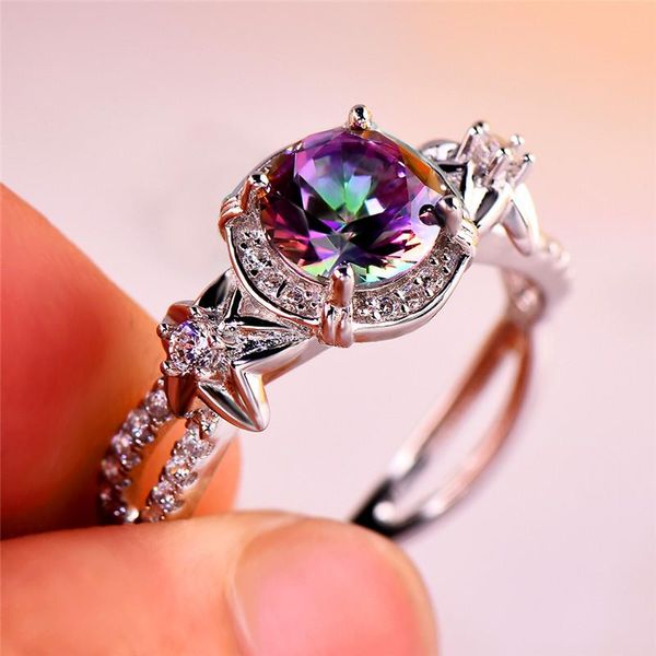 cluster rings mystery female rainbow stone ring cute 925 sterling silver flower vintage wedding bands promise engagement for women, Golden;silver
cluster rings mystery female rainbow stone ring cute 925 sterling silver flower vintage wedding bands promise engagement for women, Golden;silver