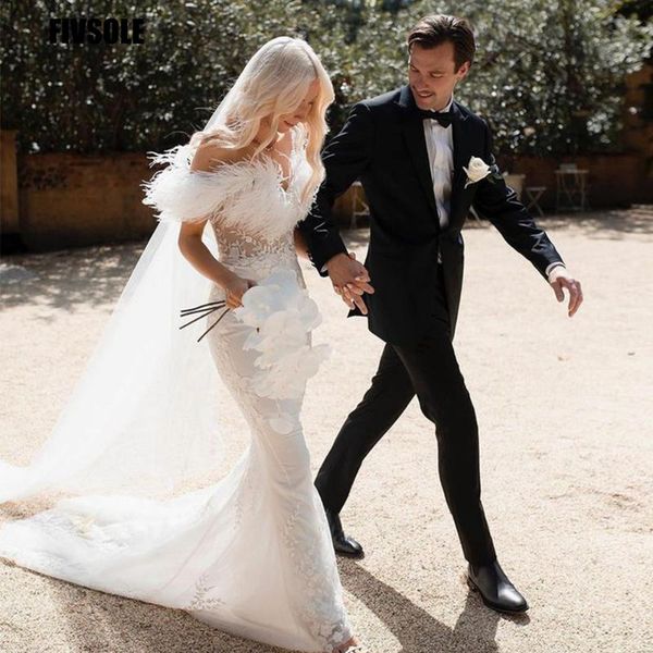 other wedding dresses fivsole modern white 2021 mermaid sweetheart luxury feather lace appliques robe de mariée vestido noiva
other wedding dresses fivsole modern white 2021 mermaid sweetheart luxury feather lace appliques robe de mariée vestido noiva