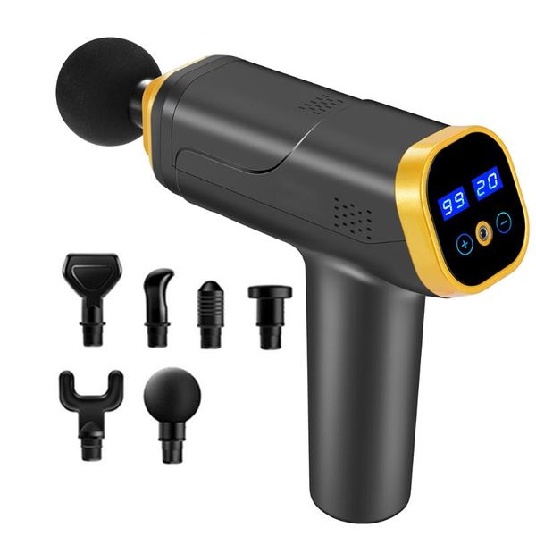 fascia gun deep therapy massager lcd touch screen muscle relax electric pain relief massage fitness equipment
fascia gun deep therapy massager lcd touch screen muscle relax electric pain relief massage fitness equipment