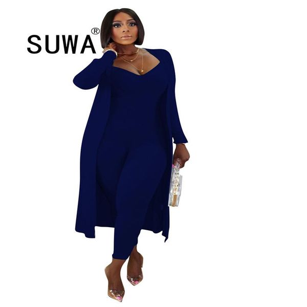 women's tracksuits tracksuit spaghetti strap ribbed skinny jumpsuit and long sleeve open stitch 2021 autumn elastic hight matching sets, Gray
women's tracksuits tracksuit spaghetti strap ribbed skinny jumpsuit and long sleeve open stitch 2021 autumn elastic hight matching sets, Gray
