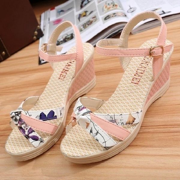 sandals summer women's printed rome waterproof platform high-heeled fish mouth wedge shoes, Black
sandals summer women's printed rome waterproof platform high-heeled fish mouth wedge shoes, Black