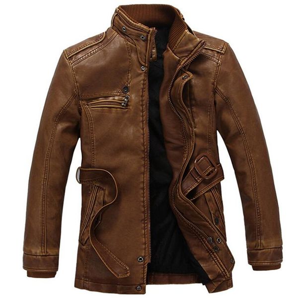 winter men leather jacket casual windproof thicken fleece warm motorcycle jackets plus size 5xl 6xl fashion long coats chaqueta, Black;brown
winter men leather jacket casual windproof thicken fleece warm motorcycle jackets plus size 5xl 6xl fashion long coats chaqueta, Black;brown