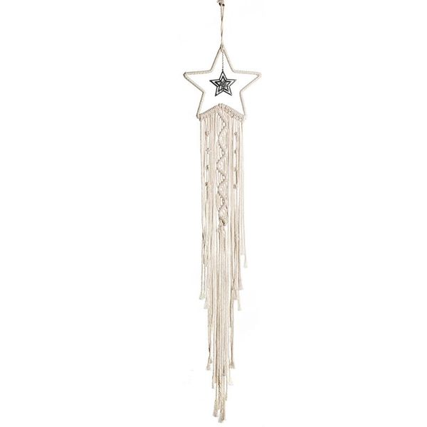 moon and star macrame bohemian cotton rope woven pendant wall hanging decorations livingroom bedroom wind chimes decor gift decorative objec
moon and star macrame bohemian cotton rope woven pendant wall hanging decorations livingroom bedroom wind chimes decor gift decorative objec