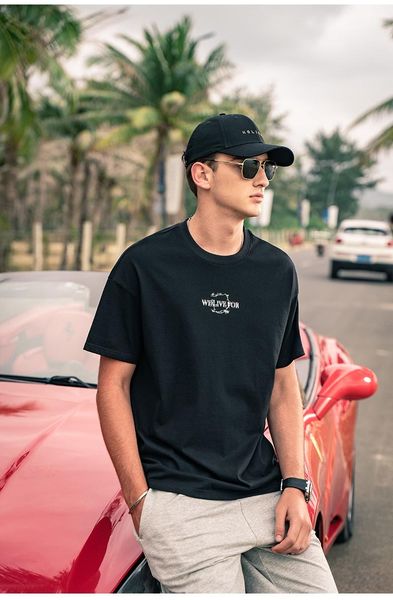 men's t-shirts ytx1531 men national tide ins loose print round neck short-sleeved t-shirt, White;black
men's t-shirts ytx1531 men national tide ins loose print round neck short-sleeved t-shirt, White;black