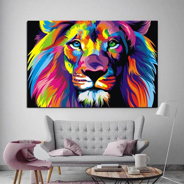 paintings xinq modern home decoration colorful male lion wall art wild animal canvas unframed prints on waterproof poster for living room
paintings xinq modern home decoration colorful male lion wall art wild animal canvas unframed prints on waterproof poster for living room