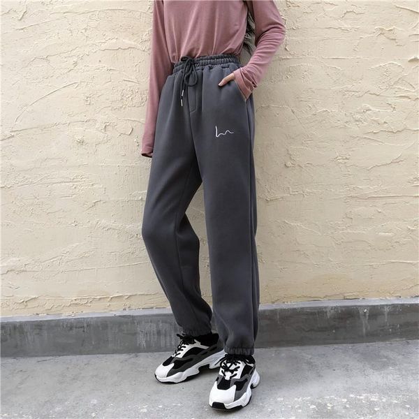 women's pants & capris autumn winter women wide leg trousers harajuku black plus fleece hippie streetwear jogging sweatpants, Black;white
women's pants & capris autumn winter women wide leg trousers harajuku black plus fleece hippie streetwear jogging sweatpants, Black;white