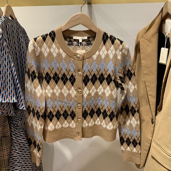 women's knits & tees patads light luxury minority method single wool sweater spring and summer lingge short college style cardigan wome, White
women's knits & tees patads light luxury minority method single wool sweater spring and summer lingge short college style cardigan wome, White