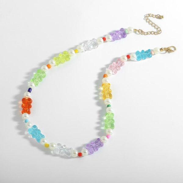 chains miwens muticolor transparent acrylic bear chokers necklace for women 2021 resin pearl link ladies collar accessory, Silver
chains miwens muticolor transparent acrylic bear chokers necklace for women 2021 resin pearl link ladies collar accessory, Silver
