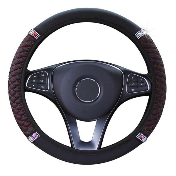 steering wheel covers 1 x cover accessories black/red diamond for most cars pu leather
steering wheel covers 1 x cover accessories black/red diamond for most cars pu leather