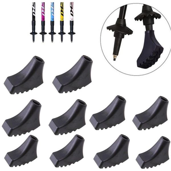 trekking poles 10 pieces/5 pair nordic walking pole tip protectors rubber pads buffer replacement tips end for hiking stick
trekking poles 10 pieces/5 pair nordic walking pole tip protectors rubber pads buffer replacement tips end for hiking stick