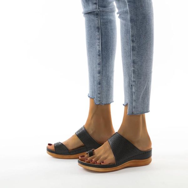 women's slippers house for women summer shoes 2021 flip flop wedge female big size 43 slipper casual woman fashion, Black
women's slippers house for women summer shoes 2021 flip flop wedge female big size 43 slipper casual woman fashion, Black