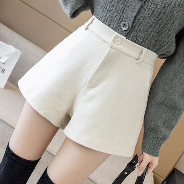 women's shorts autumn winter women woolen plus size loose high waist wide leg casual short female outerwear chic clothing, White;black
women's shorts autumn winter women woolen plus size loose high waist wide leg casual short female outerwear chic clothing, White;black