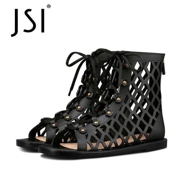 sandals jsi women shoes breathable summer genuine leather flat peep toe casual stylish street fashionable hollow out vo285, Black
sandals jsi women shoes breathable summer genuine leather flat peep toe casual stylish street fashionable hollow out vo285, Black