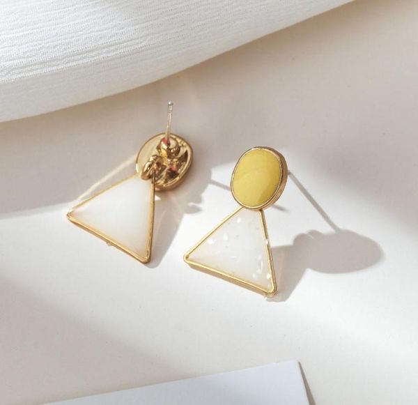 stud trendy triangle geometric drop earrings for women alloy round party jewelry whole sale, Golden;silver
stud trendy triangle geometric drop earrings for women alloy round party jewelry whole sale, Golden;silver