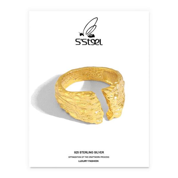 cluster rings s'steel korean sterling silver 925 for women irregular designer gold opening ring anillos plata para mujer jewelry, Golden;silver
cluster rings s'steel korean sterling silver 925 for women irregular designer gold opening ring anillos plata para mujer jewelry, Golden;silver