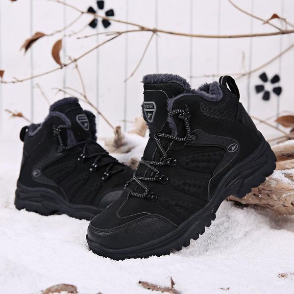 boots autumn winter outdoor mens sport hiking shoes waterproof leather climbing & fishing, Black
boots autumn winter outdoor mens sport hiking shoes waterproof leather climbing & fishing, Black