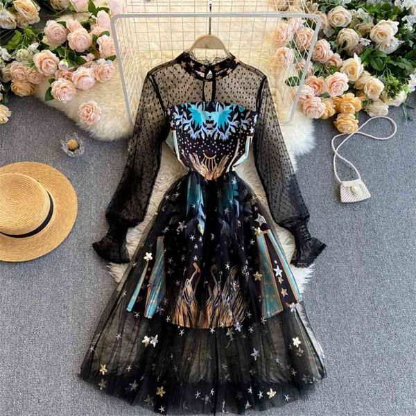 korean women spring fashion round-neck long sleeve slim yarn stitching feminine a-line dress elegant vintage vestidos r788 210527, Black;gray
korean women spring fashion round-neck long sleeve slim yarn stitching feminine a-line dress elegant vintage vestidos r788 210527, Black;gray