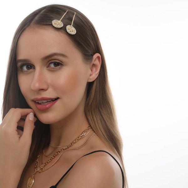 hair clips & barrettes baroque vintage crystal beaty head for women punk jewelry coin hairpins fashion female accessories 2021, Golden;silver
hair clips & barrettes baroque vintage crystal beaty head for women punk jewelry coin hairpins fashion female accessories 2021, Golden;silver