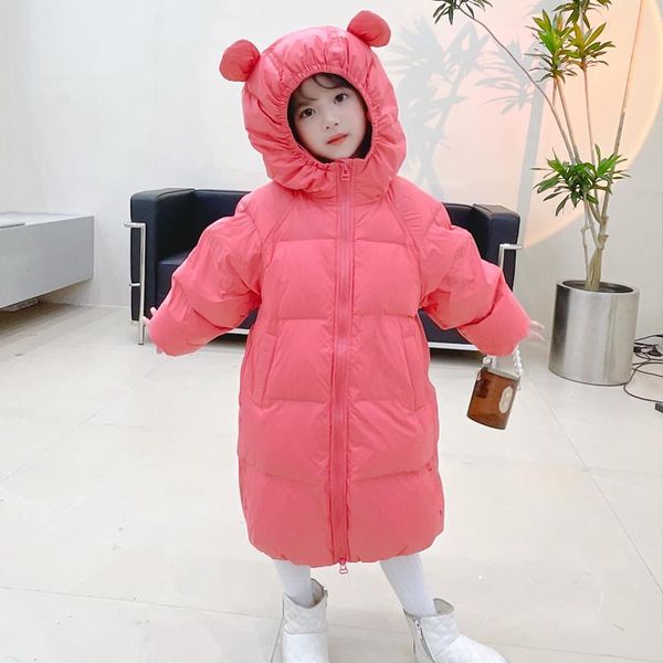 down coat duck kids winter cute thicken warm hooded loose long outerwear 3-10 years old children clothes snowsuit, Blue;gray
down coat duck kids winter cute thicken warm hooded loose long outerwear 3-10 years old children clothes snowsuit, Blue;gray