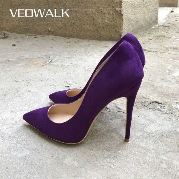 veowalk deep purple women flock pointed toe high heels fashion ladies slip on stiletto pumps woman party wedding shoes 211029, Black
veowalk deep purple women flock pointed toe high heels fashion ladies slip on stiletto pumps woman party wedding shoes 211029, Black