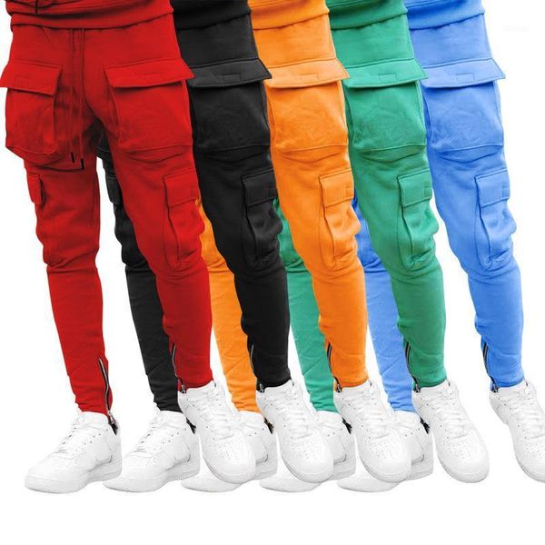 men's casual cotton pants loose waist solid color leggings multi pocket soild fashion hip hop streetwear trousers jeans, Blue
men's casual cotton pants loose waist solid color leggings multi pocket soild fashion hip hop streetwear trousers jeans, Blue