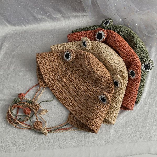caps & hats 1pc summer hand-woven straw hat for girl cartoon frog foldable breathable portable bucket fisherman cap beach sunshade sun c, Yellow
caps & hats 1pc summer hand-woven straw hat for girl cartoon frog foldable breathable portable bucket fisherman cap beach sunshade sun c, Yellow